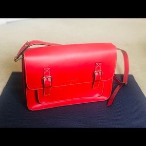 Kate Spade Large Essex Scout Leather Messenger Bag